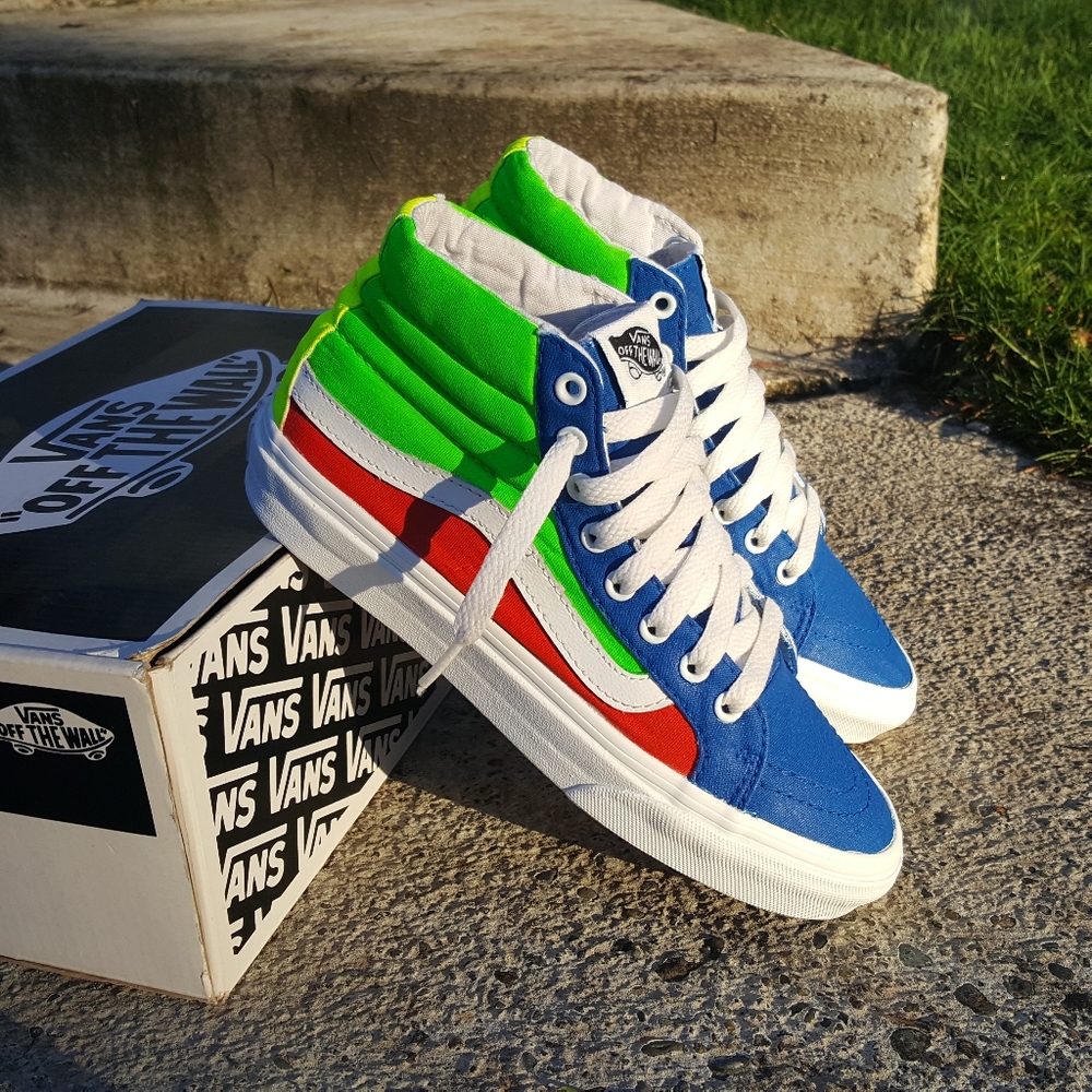 Vans Sk8 High CRAYOLA Custom - Picture 3 of 6